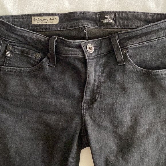 AG Adriano Goldschmied the Legging Ankle Super Skinny Ankle jean in Black wash - Picture 4 of 15